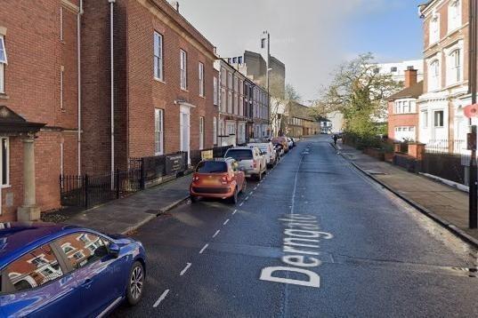 Derngate was sixth in the list after 843 motorists were slapped with parking fines between January 1 and November 11