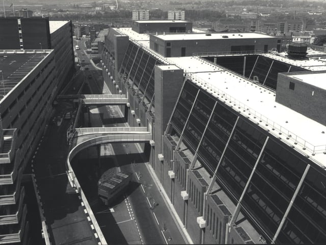 Greyfriars Bus Station, Northampton, date unknown, Northampton Development Corporation picture