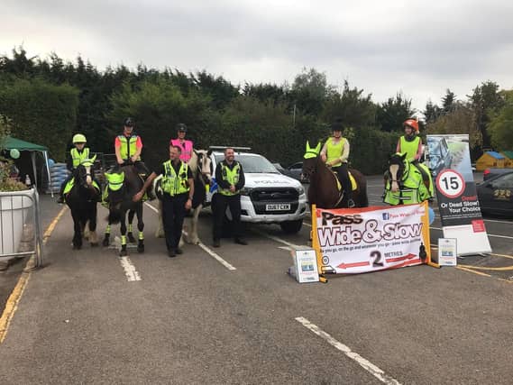 Event picture from last year with Bedfordshire police escorting the ride