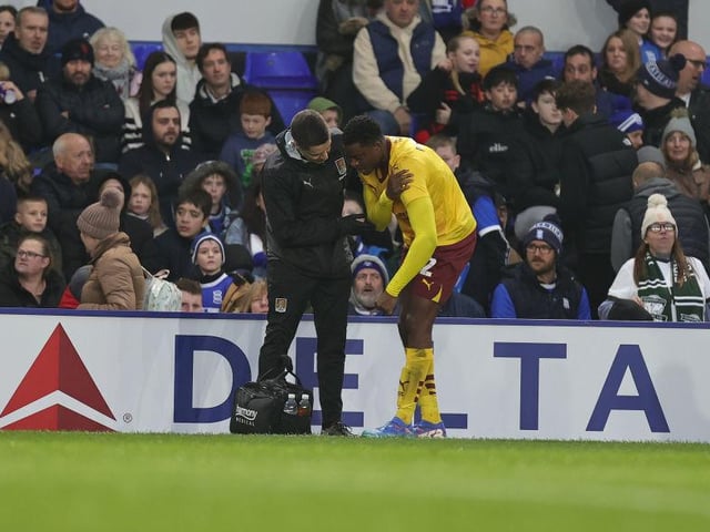 His first league start in 20 months ended cruelly, forced off with a suspected dislocated shoulder. If confirmed, that's likely to be several weeks on the sidelines