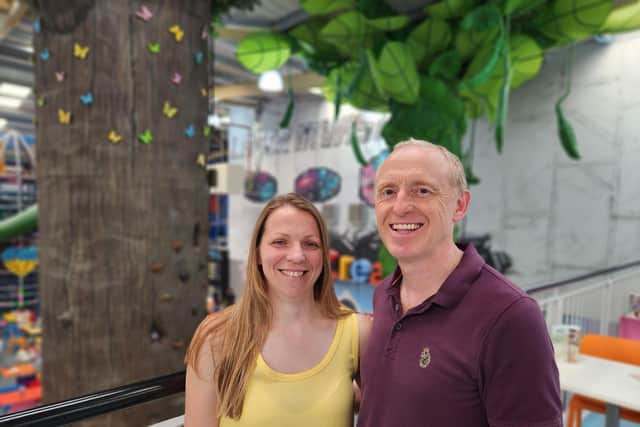 Ellis and Valentina Potter, owners of Riverside Hub.