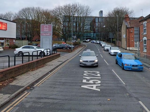 A robbery was reported in Victoria Gardens in March 2022