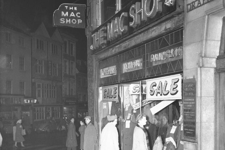 January sales at The Mac Shop, January 2, 1960
