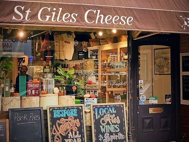 St Giles Cheese was launched by Steve and Caroline Ward back in 2010 following a holiday to France, where they enjoyed all the products they are now accustomed to selling to the community. The family-run deli and cheese shop is approaching an impressive 15 years at the heart of the town centre. After a rocky spell in 2025 when St Giles Cheese experienced two burglaries in seven weeks, any visits now mean even more to the dedicated team.