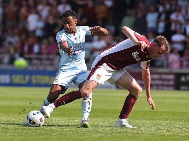 Had a good game from a defensive standpoint as the majority of Bradford's threat came down the other side. But the three-at-the-back system often hinges on attacking output from the wing-backs and he didn't make too many entries into the final third... 6.5