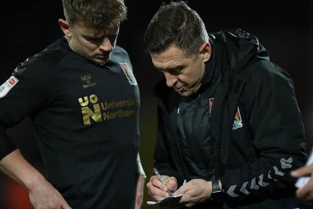 Seventy-five of Hoskins' 299 appearances have come under Jon Brady.