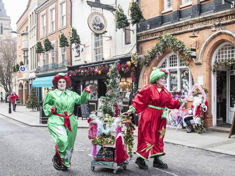 St Giles’ Street was closed to traffic to allow shoppers to walk freely down the road, which created a welcoming, community feel.
