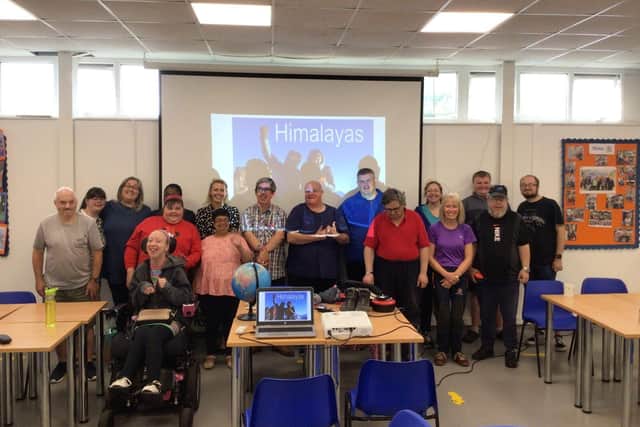 Rachael with some of Teamwork Trust's Corby site service users
