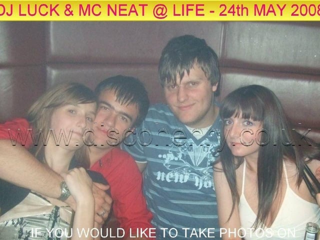 Nostalgic pictures from a DJ Luck gig in Northampton