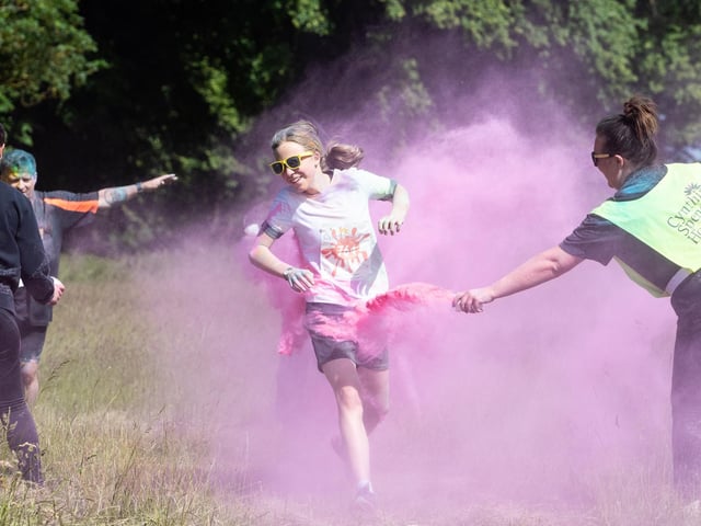 The Cynthia Spencer Northampton Colour Run 2022 took place at Overstone Park on Saturday, June 11.