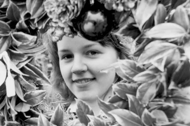 Christmas wreaths at County Florists, Becky Goodridge