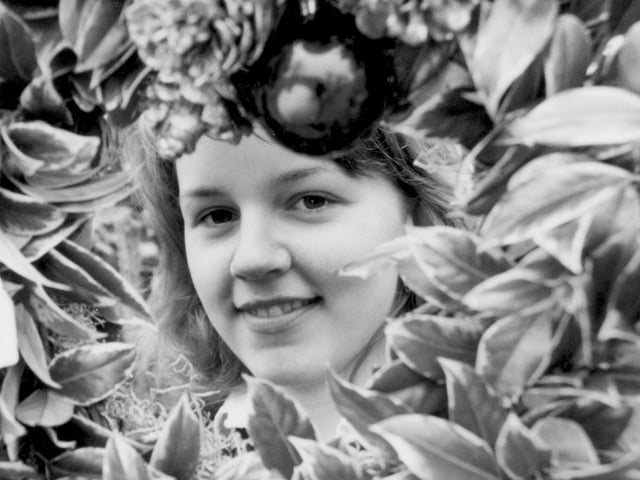 Christmas wreaths at County Florists, Becky Goodridge