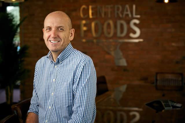 Gordon Lauder, MD of frozen food distributor Central Foods