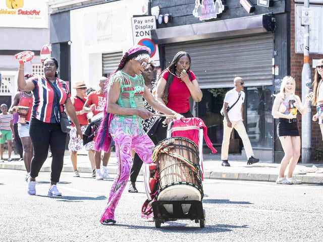 The sun shone as the carnival parade made its way through Northampton town centre on Saturday June 10.