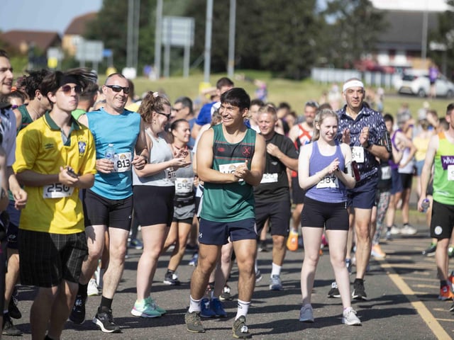 Hundreds of runners took part in the race on Sunday June 25, which started and finished at Sixfields stadium.
