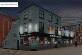 Plans have been unveiled to give The King Billy a 'stylish' makeover