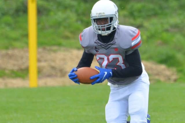 Khalil Ahmada finished the day with 3 rushing touchdowns.
