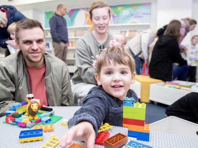 The community library in Welford Road held a grand opening event on Saturday March 29, which more than 1,000 people attended.
