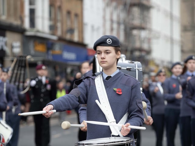 A parade and service took place in Northampton on Sunday November 9, as the town paid its respects to those who served, or continue to serve, the country.