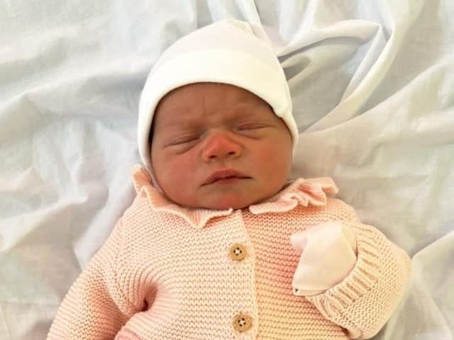 Mila Joka born May 28 at 1.31pm, at Northampton General Hospital, weighing 7lbs 2oz.