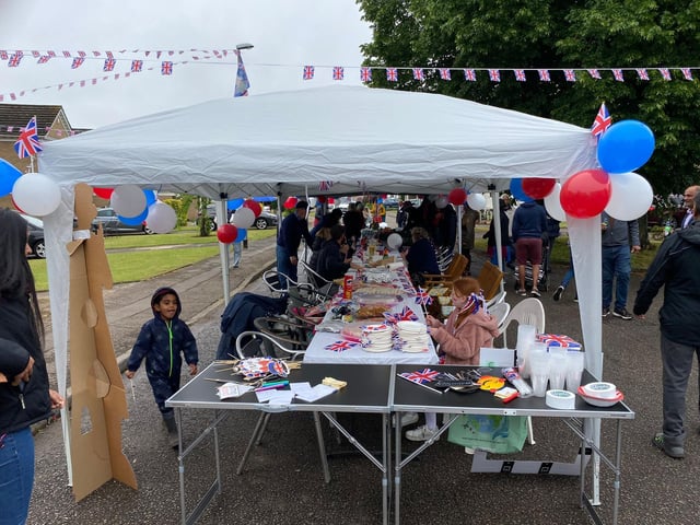 Hertford Court, Little Billing hosted a party for the whole area with face painting, activities, live music and more.