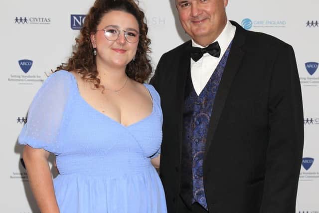 Rachel Jenkins and her dad