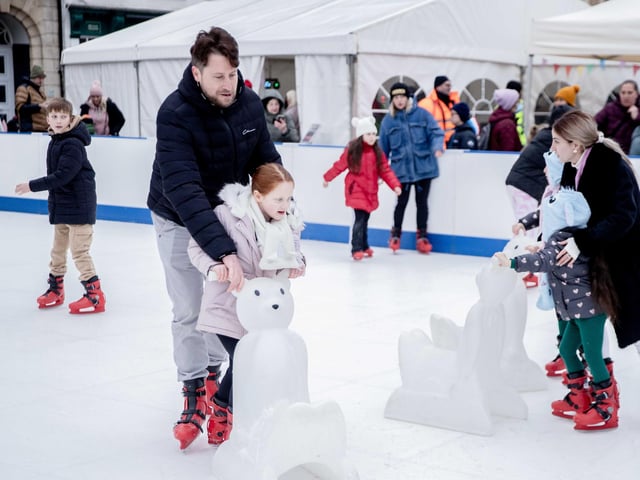 Families enjoyed ice skating, curling and more on Saturday January 18, 2025.