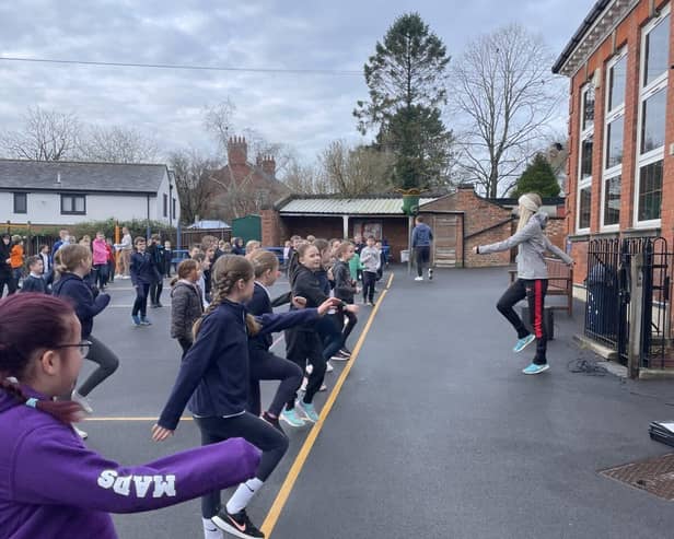 Wellbeing fitness at Walgrave Primary School 