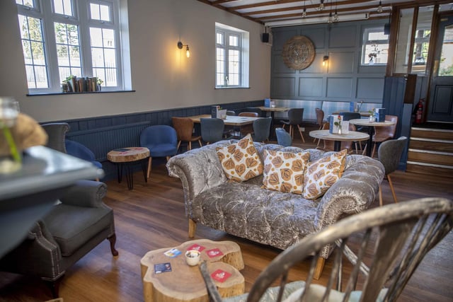 The cosy village pub has recently reopened after a stylish new refurbishment