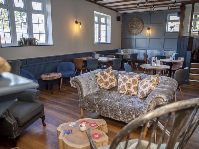 The cosy village pub has recently reopened after a stylish new refurbishment