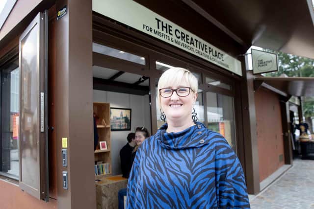 The Creative Place – a space for aspiring and established creatives, or anyone who wants to learn more about the arts across the county – emerged in the town centre in September last year. Photo: Kirsty Edmonds.