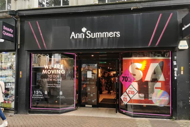 The old Ann Summers store in Abington Street