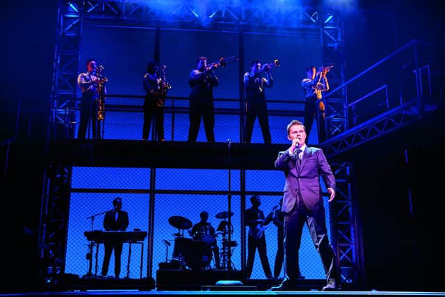 Ryan Heenan as Frankie Valli (photo: Brinkhoff-Moegenburg)
