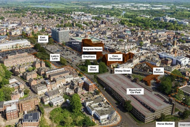map of northampton regeneration