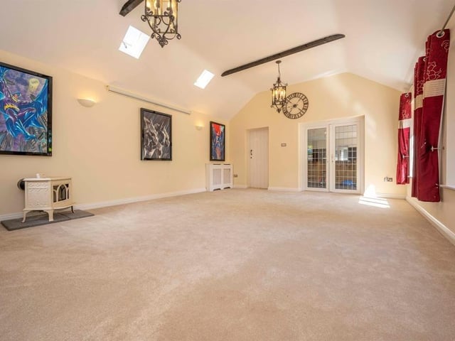 The detached family home is in a "sought after" location.
