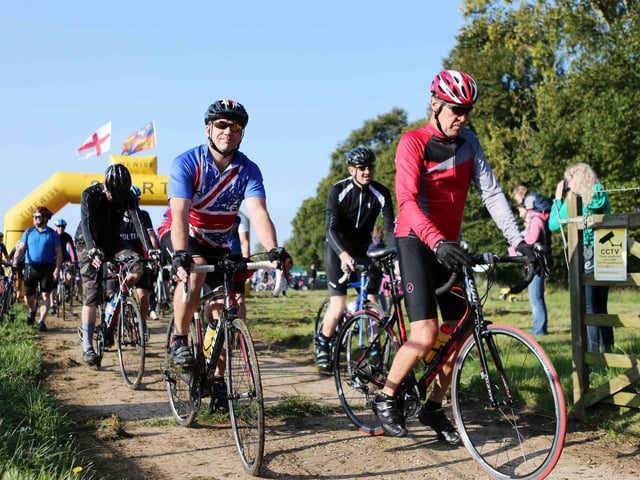 2014 - Cycle for Cynthia event at Lamport Hall to raise money for Cynthia Spencer Hospice.