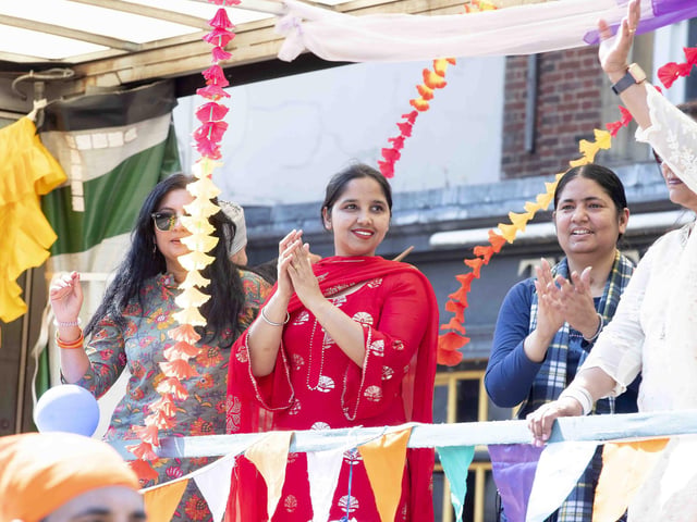 The sun shone as the carnival parade made its way through Northampton town centre on Saturday June 10.