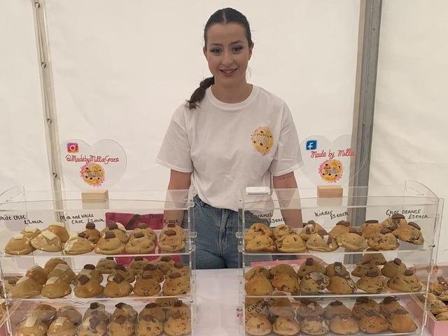 Millie Judd set up Made by Millie five years ago and this venture began with baking for loved ones as a pick-me-up during the first lockdown. The business has impressively continued to gain traction, and I am a massive fan of the themed boxes of cookies – particularly at Christmas time as a festive treat for my family. I continue to see Millie at events and markets throughout the year and we can never resist one of her gooey, melt-in-the-mouth cookies.