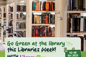 Go Green at the library this libraries week with library plus