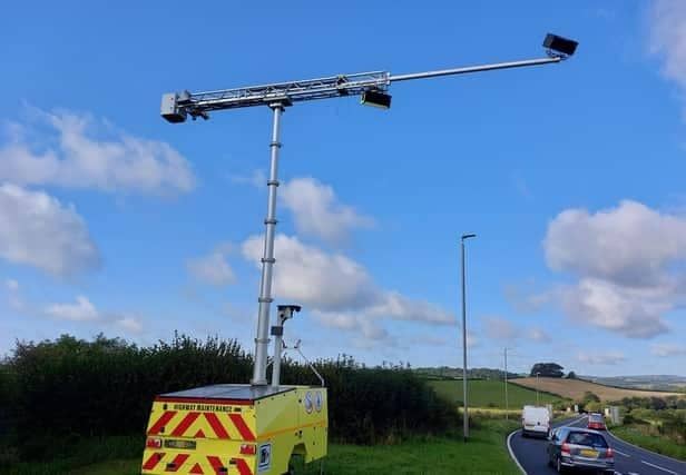 The new cameras, which can detect driving offences, are currently being trialled in Northamptonshire.