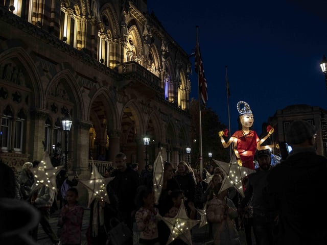 The festival of lights takes over Northampton town centre on Saturday October 15.