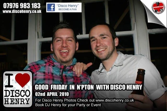 Nostalgic pictures from a Good Friday night out in 2010 around Northampton.