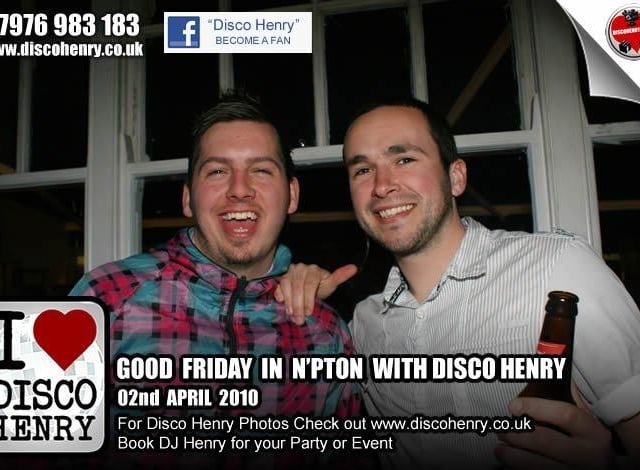 Nostalgic pictures from a Good Friday night out in 2010 around Northampton.