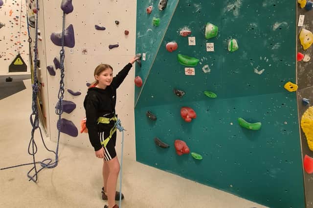 Felicity tried climbing for the first time five years ago and has “absolutely loved it” ever since, which led her to take on a challenge for charity.