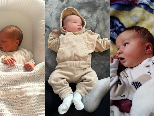 Some of the very cute babies born in Northampton in March 2025...