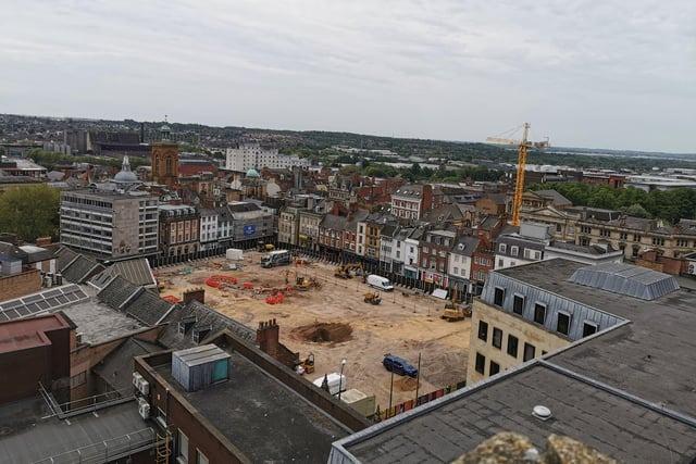 Here's how the site was looking on May 23.