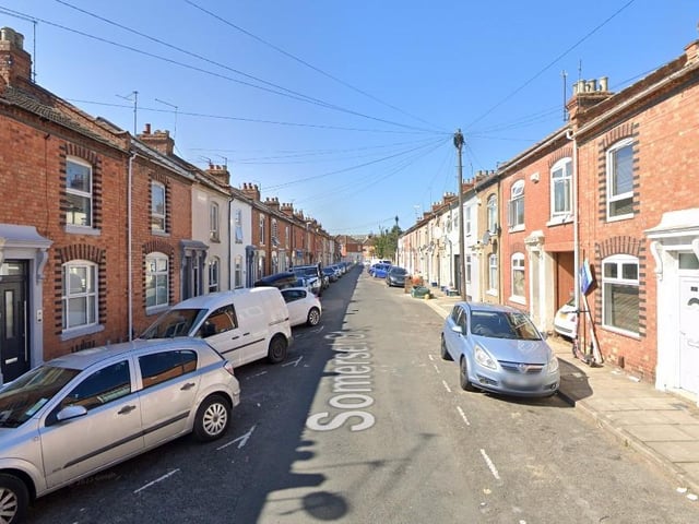 Somerset Street, in Mounts, takes sixth place with 35 reports