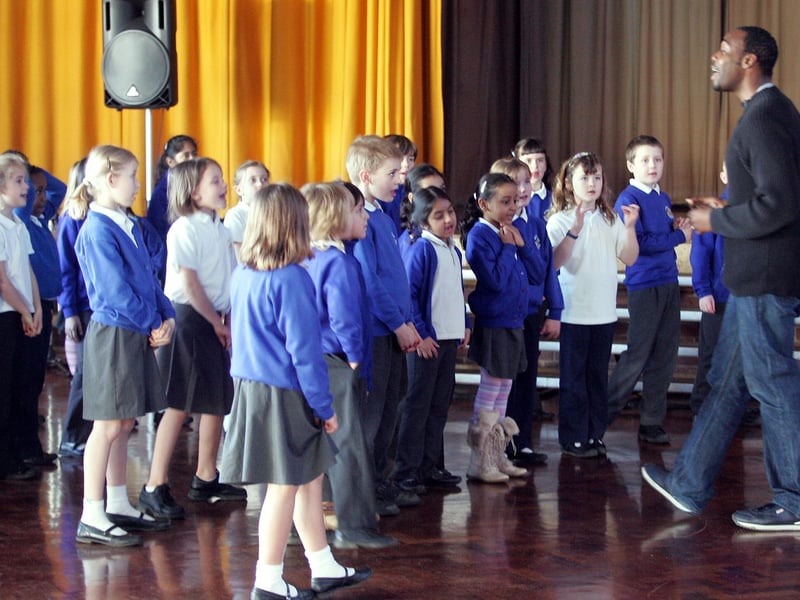 Bridgewater Primary School, Gospel singing with Ivor Johnson