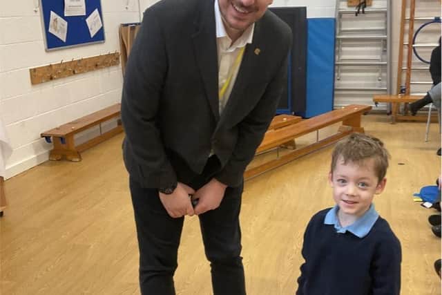 Pupils enjoy visit from Northampton MP, Mike Reader
