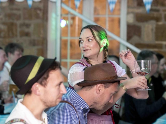 Oktoberfest celebrations at Delapre Abbey on Friday October 14, 2022.